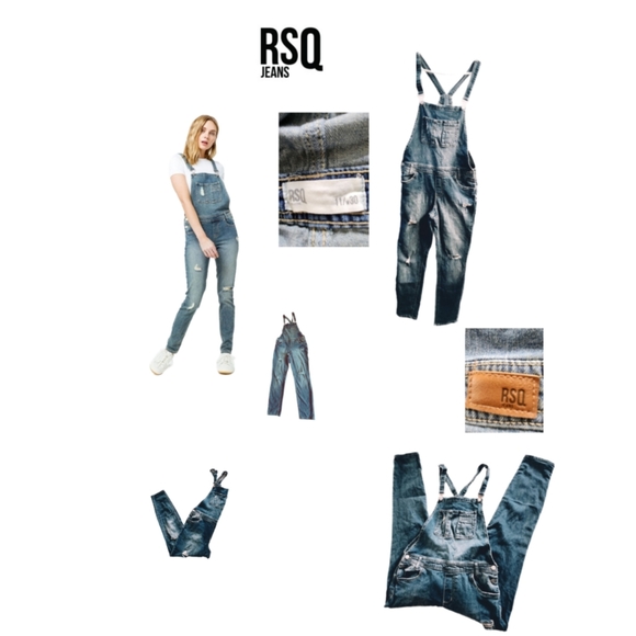RSQ Denim - RSQ JEANS DENIM OVERALLS SIZE 11/30